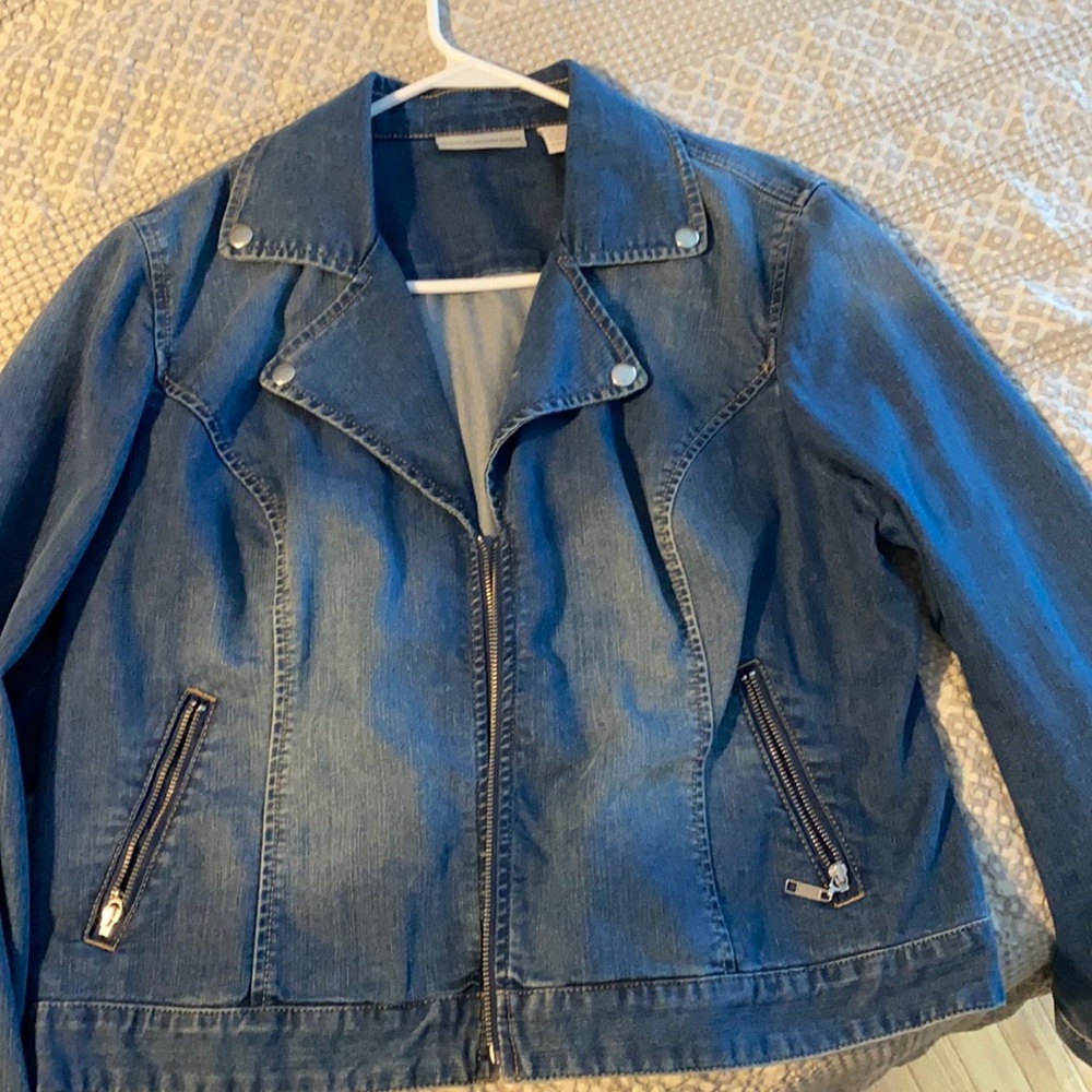 Moto jean jacket